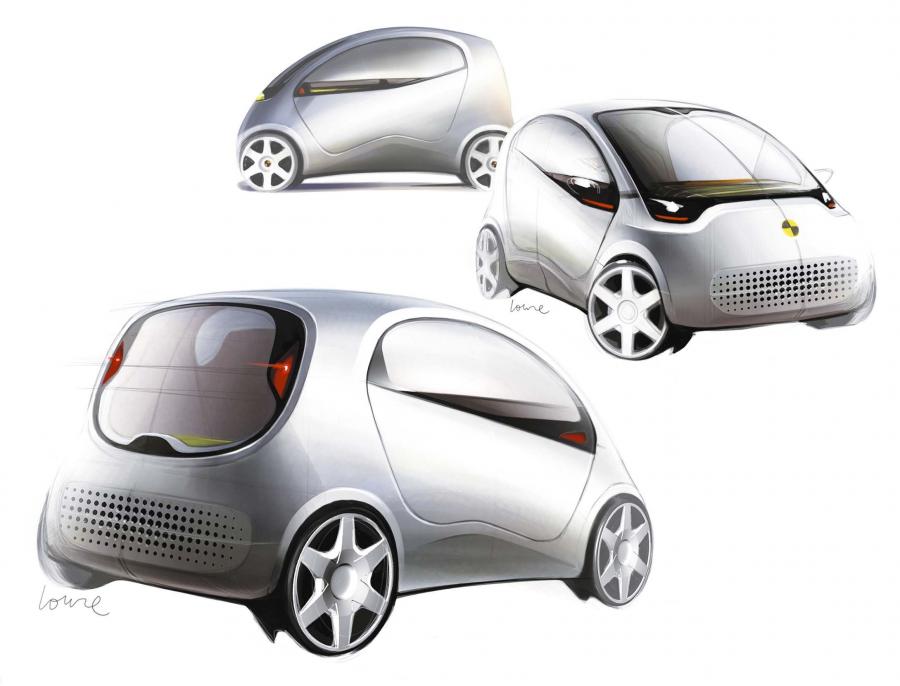 Эскиз Pininfarina Nido Concept 2000 года  (фото 11 из 17)